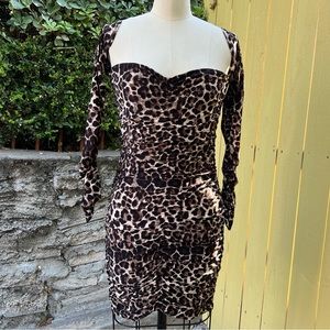 Cheetah bodycon dress M/L